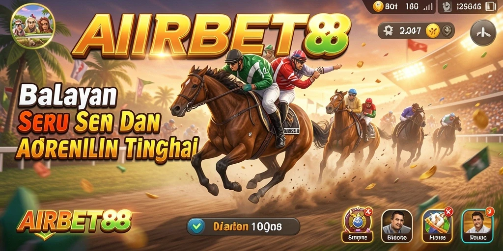 Gameplay seru dan menantang dari AIRBET88 saat balapan di lintasan.