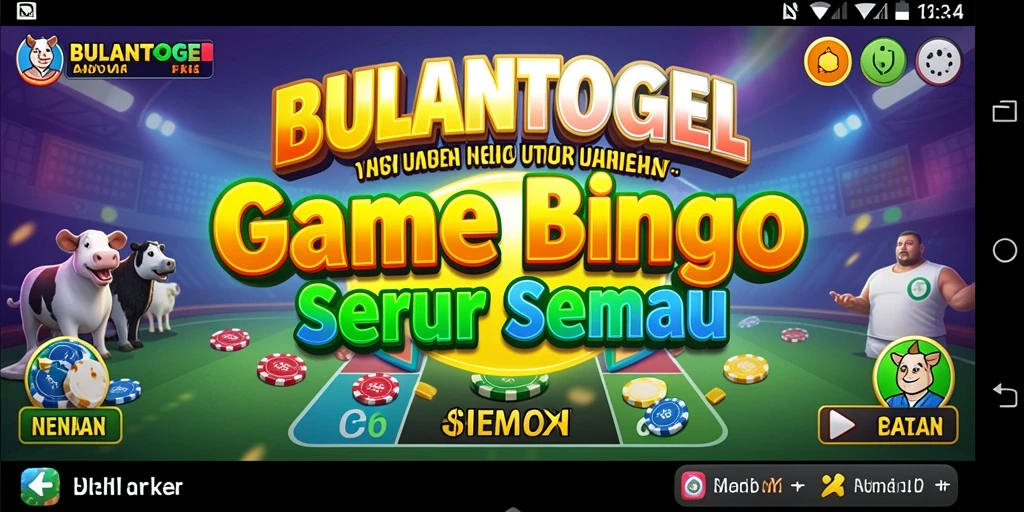 Tampilan gameplay seru dalam BULANTOGEL.
