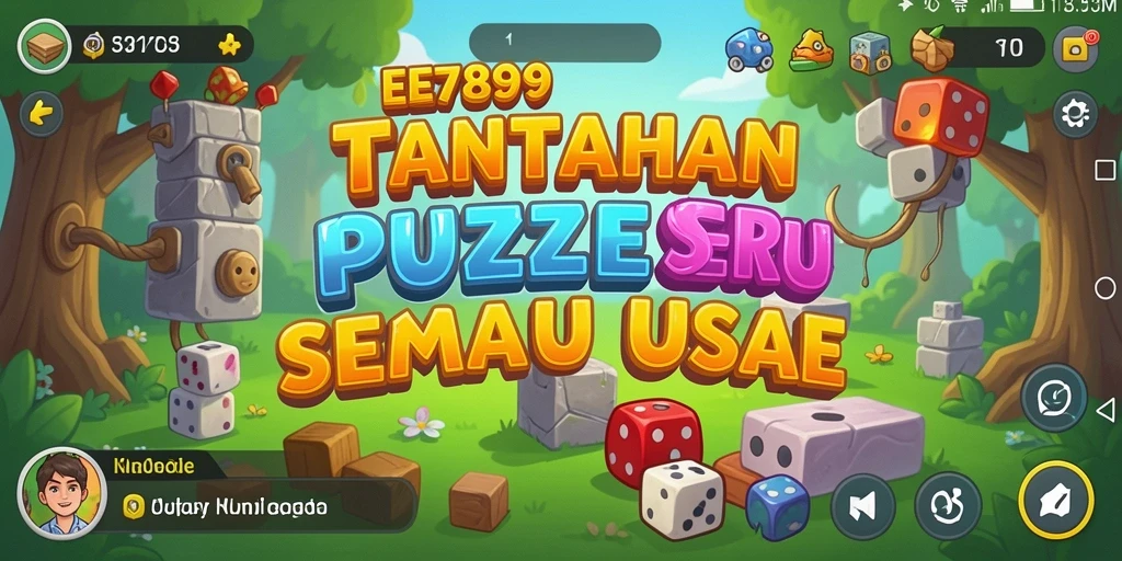 Tangkapan layar utama EE789 menampilkan gameplay puzzle yang menarik.