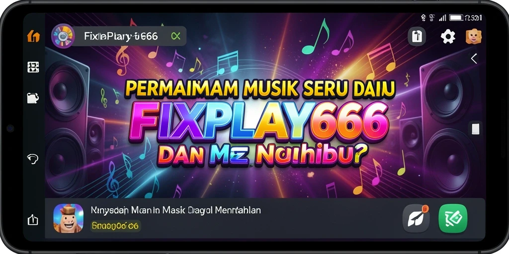 Tampilan gameplay FIXPLAY666 yang seru dengan musik interaktif.