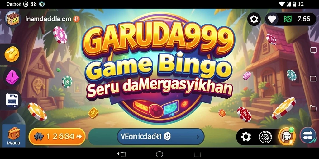 Tampilan gameplay seru di GARUDA999 dengan Bingo yang mendebarkan.