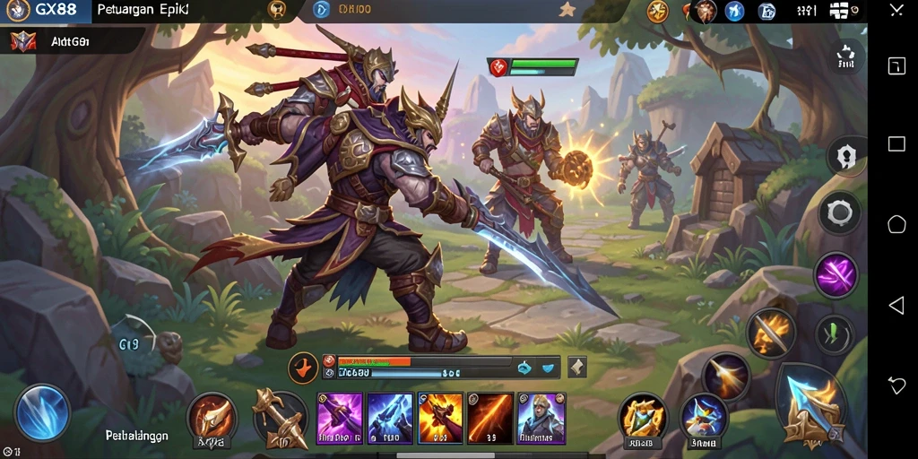 Gameplay seru GX88 dengan aksi ARPG yang mendebarkan.
