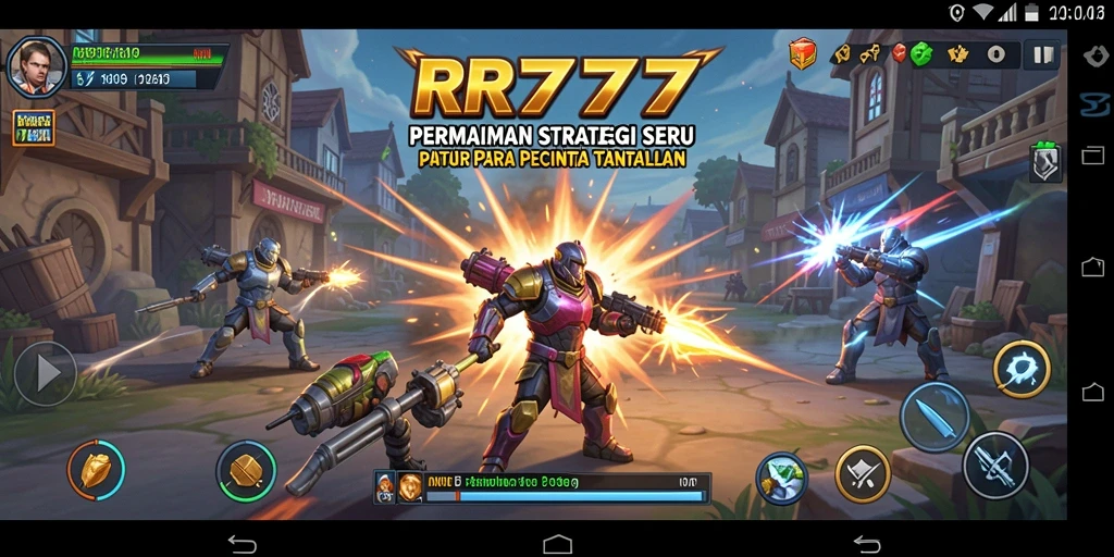 Tampilan gameplay RR777 yang menarik dan strategis.