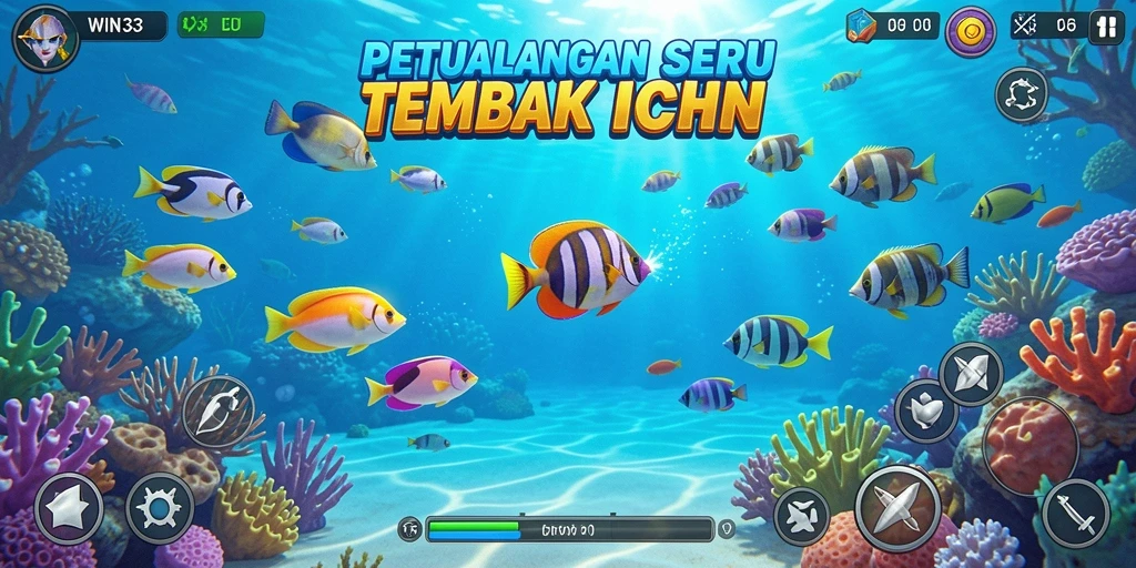 Screenshot dari gameplay menarik Tembak Ikan WIN33.